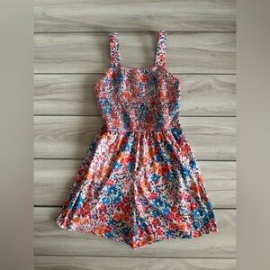 Automet Floral Romper Pink Medium EUC